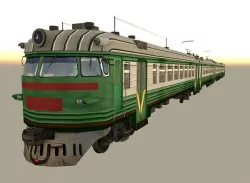 Train ER9 3D model