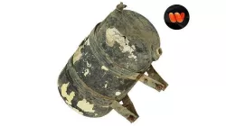 Truck Water Storage Tank Raw Scanned 3D model