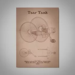 Tsar Tank Wall Picture 3D model