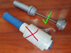 Ultimate Stretch Wrap Dispenser for Film Rolls of 1.5” - 3.0" Core Size