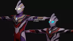 Ultraman Trigger Truth and Evil Trigger - 3D Model 3D model