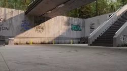 Urban Under Bridge Scene 3D Blend Textured FBX OBJ MTL Files 3D model