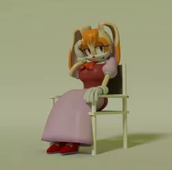 Vanilla the Rabbit Model 3D model