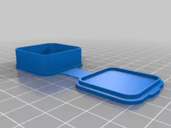 30x30mm rectangular case, 2