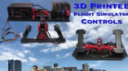 3D Printed Flight Simulator Controls