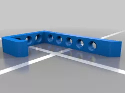 Bai Embroidery Machine Front Accessory Bracket -Mirror 1501- Fits 3"x1.5" Front C Rail