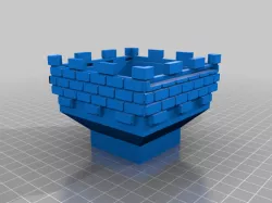 Bigger version of Top storage container for Dice Tower