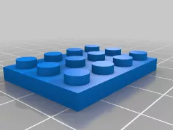 build plate minifig