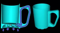Delux Pythagorean (Greedy) Mug / Beer Stein