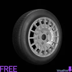 Diecast OZ Rally Wheel Assembly