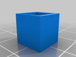   Empty calibration cube
