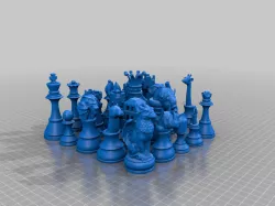 Fairy chess set [large]