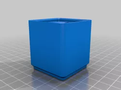 Gridfinity 1x1x6 label & 2-divider