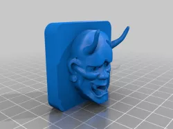 Hannya Mask QR Code Cover for Creality Ender-3