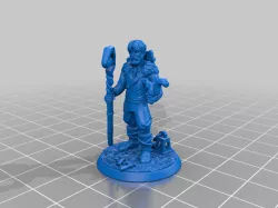 Human druid wanderer