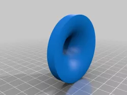 Hyperbolic (funnel shaped) magnet array