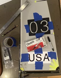 IOM RC sailboat class insignia and sail numbers - fits others as well
