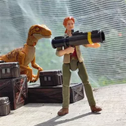  Jurassic Park novel Robert Muldoon rocket launcher