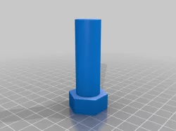My Customized Bolt Blank for Cutting in CAD