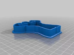 My Customized Image Based Cookie Cutter maleshort