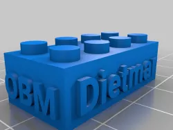 My Customized LEGO compatible Text Bricks