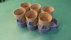 Seed Starter Tray using Toilet Paper Rolls / Tubes