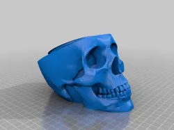 Skull dice container