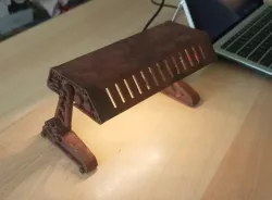 Steampunk desk lamp