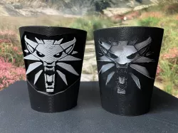 Witcher Dice Cup - Wolf School
