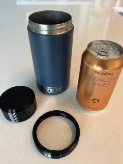 Yeti Koozie 16oz to 12oz Insert