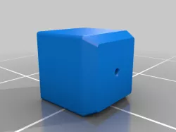 53. Cube Geometric Planter Pot - V1 - Luna (Inches)