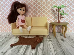 Bear carpet dollhouse