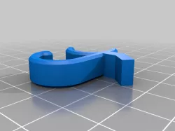 Clip for fencing on garden raised bed