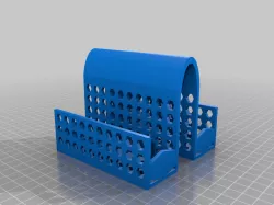 Dual Self Draining Soap Holder, Phone Holder, Charge Bank Holder, and Tablet Holder.