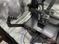 Ender 3 steady side camera mount with cold shoe socket