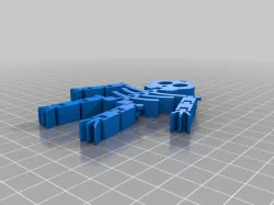 Flexi Skeleton Keychain