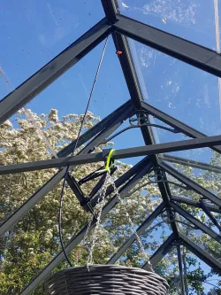 Greenhouse watering and drip system pipe clips etc.