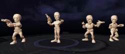 Heroscape: Grey Alien Pistols