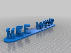 My Customized Dual Letter Blocks Illusion Customizer