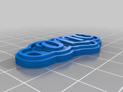 My Customized Multiline Tag or Keychain
