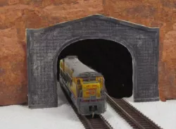 N Scale UP Style Double Track Tunnel Portal ...
