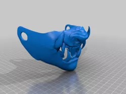 Oni mask child fit