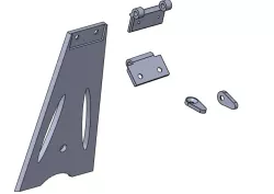 Picture Frame Stand, Hinge, & Clips