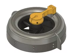(prototype) axial turbine generator 