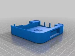 Raspberry Pi 2/3/3B+ case with power button and oled display 
