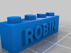 ROBIN LEGO compatible Text Bricks