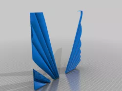Seashell pattern in 3D