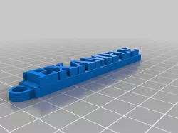 Simple Keychain with Name