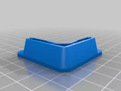 Steel rack plastic feet