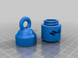 1/4" DRIV3 - 10MM SOCKET HOLDER KEYCHAIN
